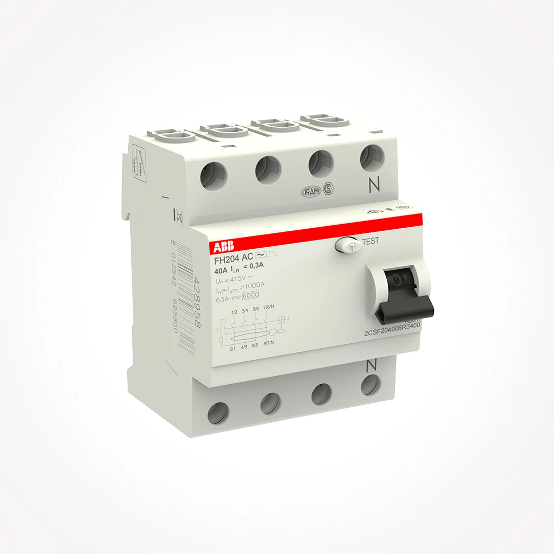 FH204 AC-40/0,3 – 40A 4P ELCB 300MA - ABB